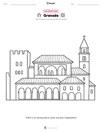 Granada printable worksheet preview