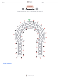 Granada printable worksheet preview
