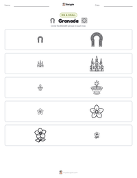 Granada printable worksheet preview