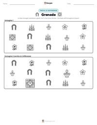 Anteprima della scheda stampabile di Granada