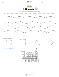 Granada printable worksheet preview