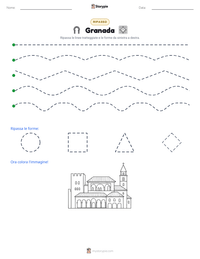 Anteprima della scheda stampabile di Granada