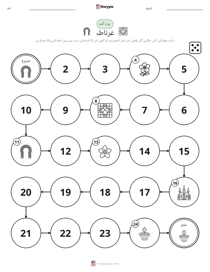 رول اور منتقل کریں کھیل