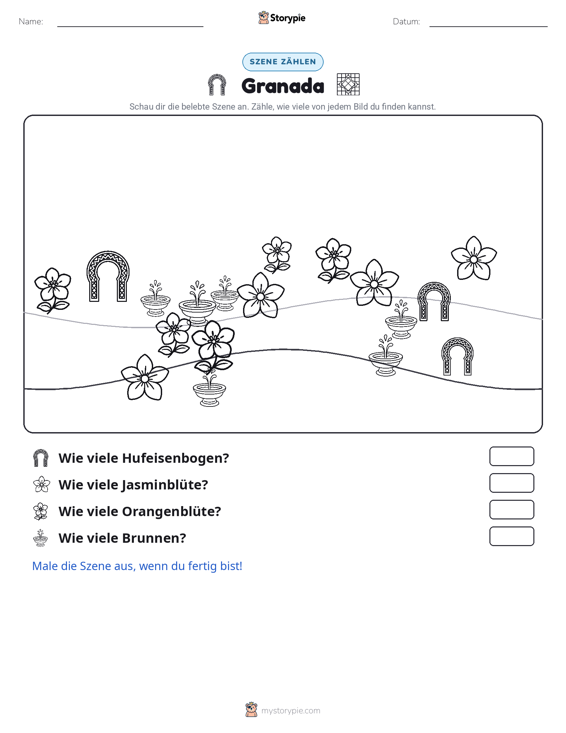 Zähl-Szene