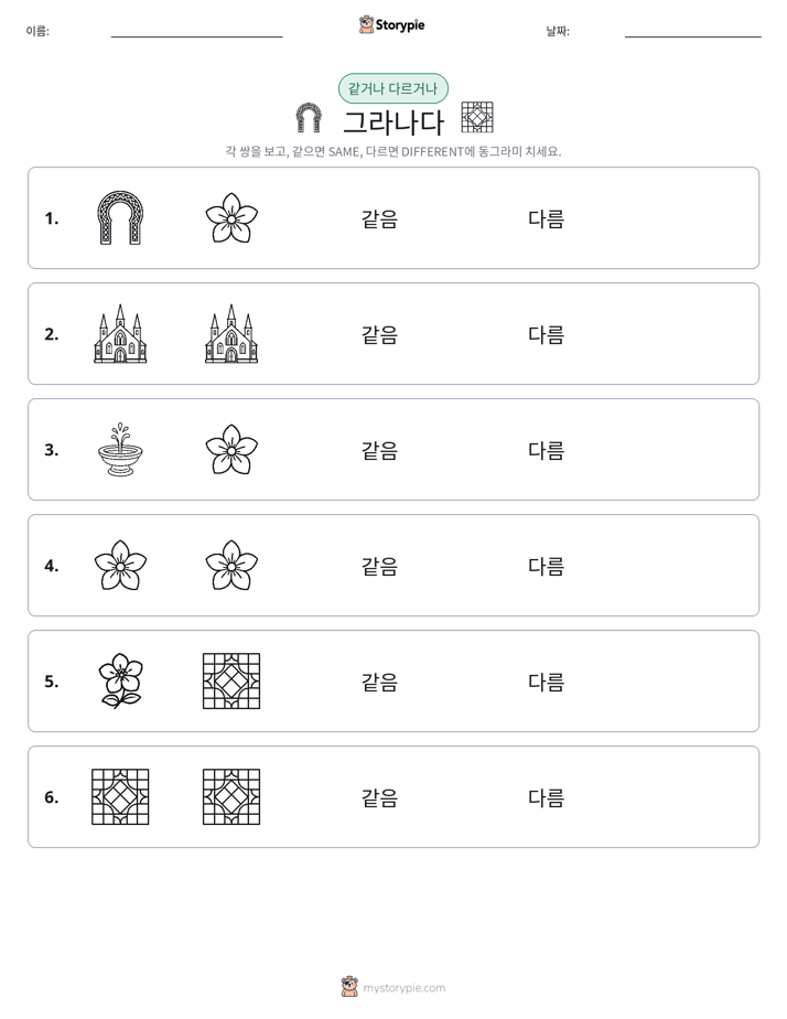 같은 것 또는 다른 것