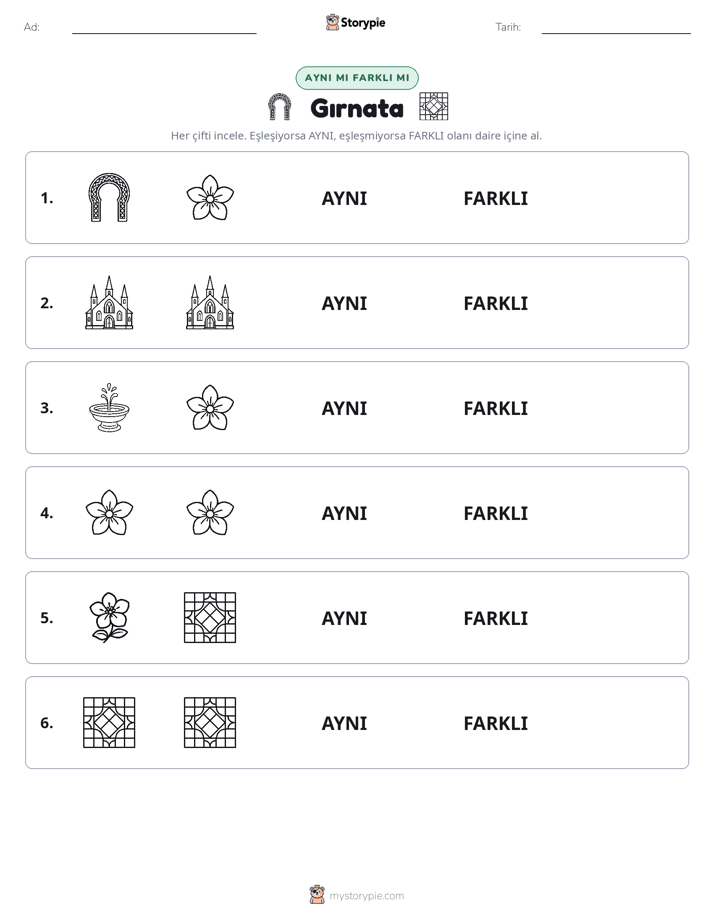 Aynı mı Farklı mı