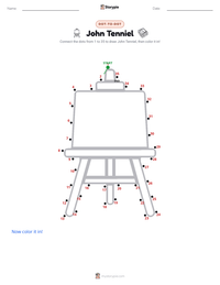John Tenniel printable worksheet preview