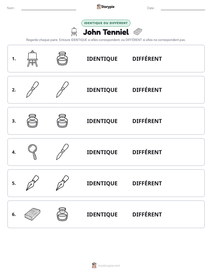 Identique ou Différent