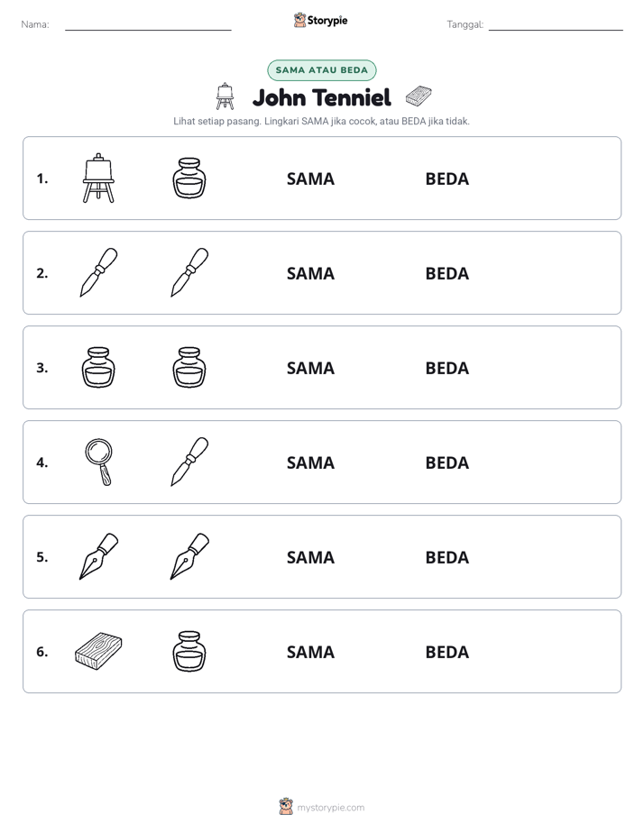Sama atau Berbeda