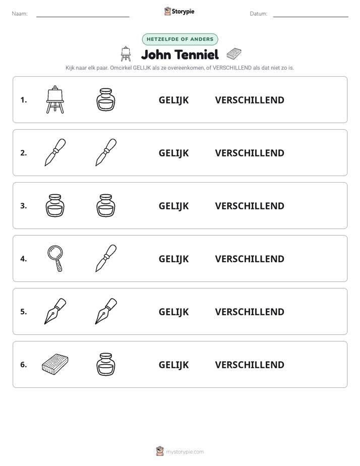 Zelfde of Verschillend