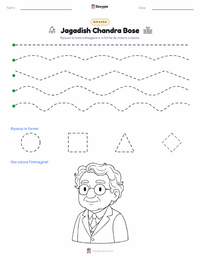 Anteprima della scheda stampabile di Jagadish Chandra Bose