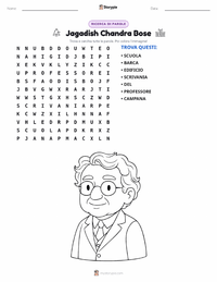 Anteprima della scheda stampabile di Jagadish Chandra Bose