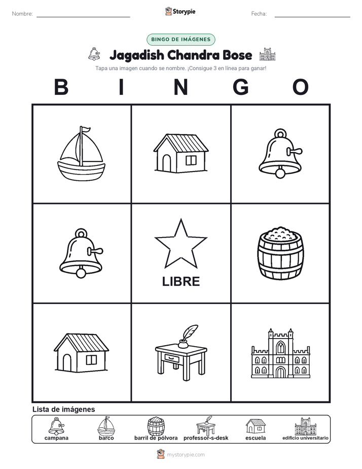 Bingo de Imágenes
