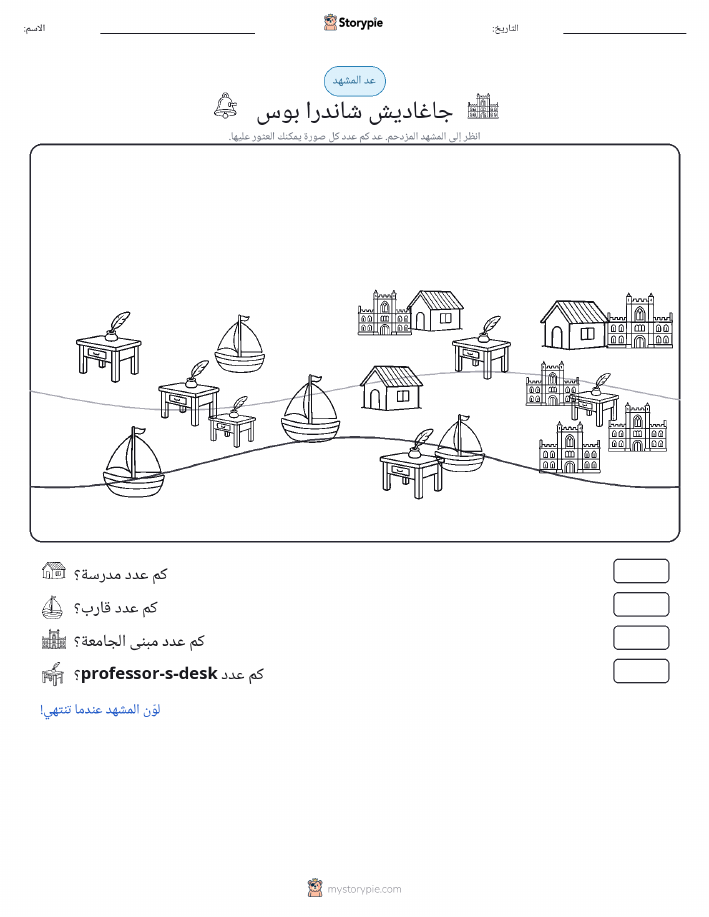 مشهد العد