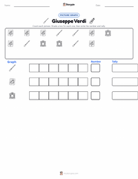 Giuseppe Verdi printable worksheet preview