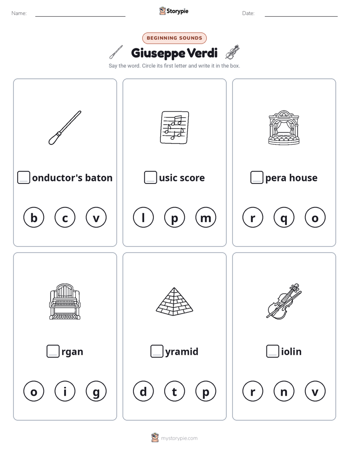 Beginning Sounds