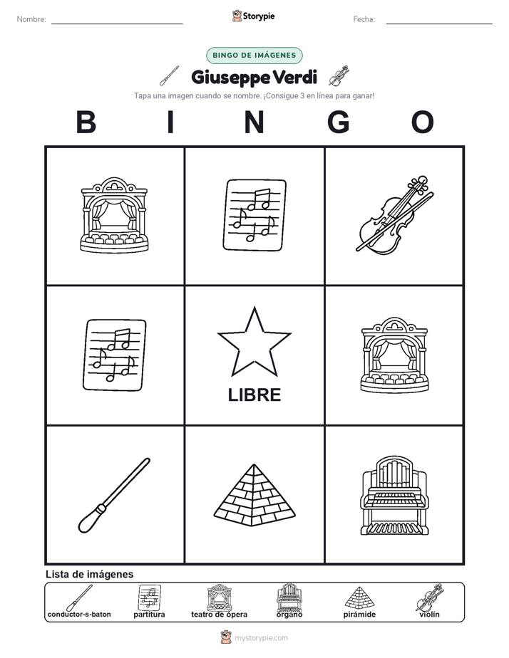 Bingo de Imágenes