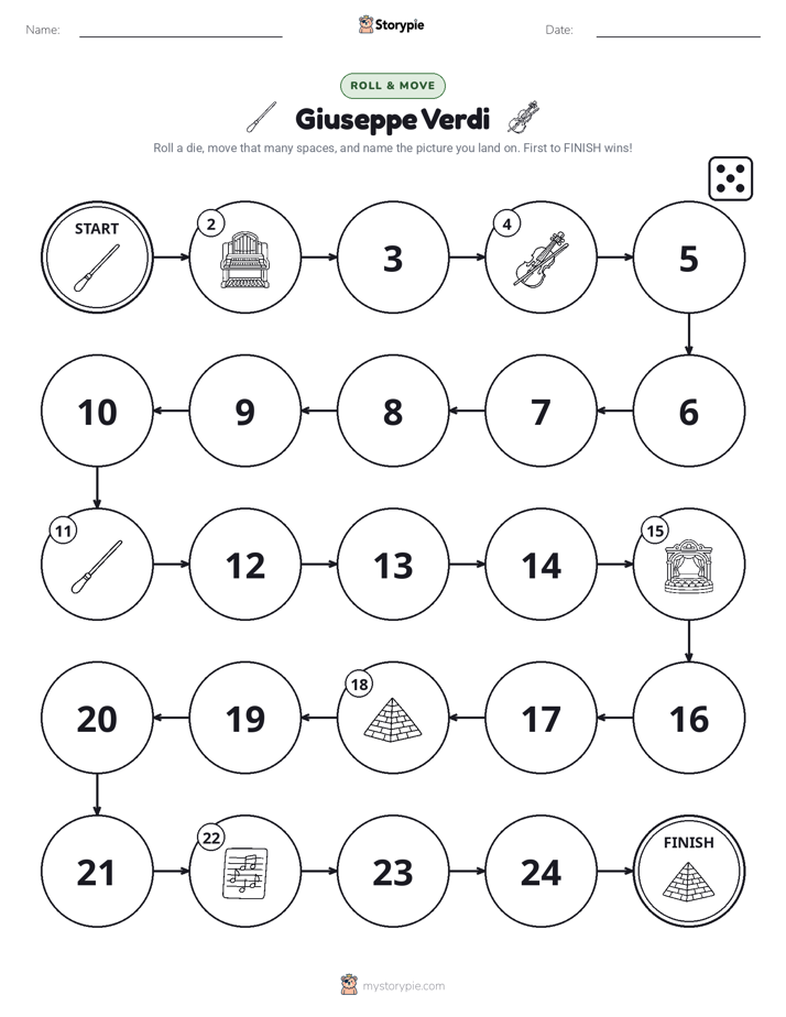 Roll & Move Game