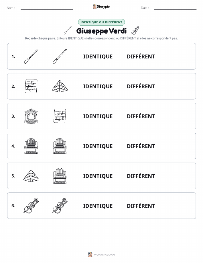 Identique ou Différent