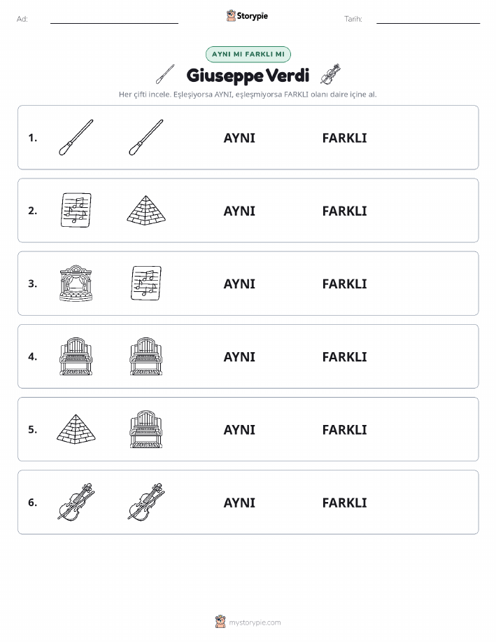 Aynı mı Farklı mı