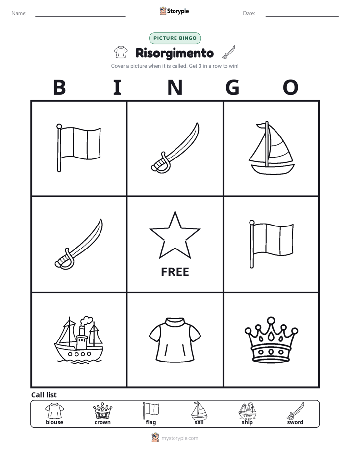 Picture Bingo