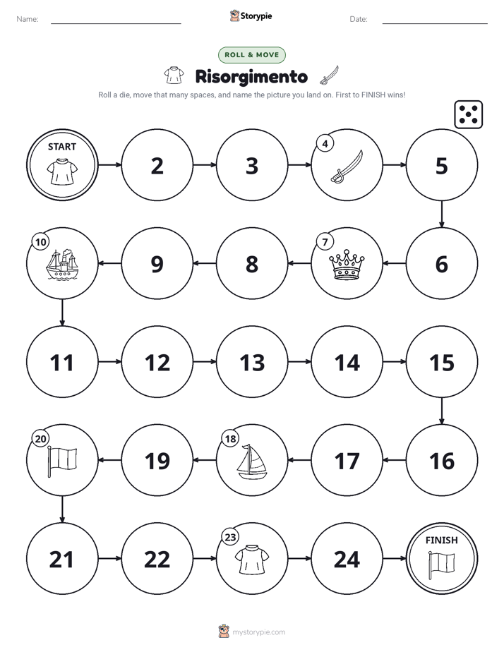 Roll & Move Game