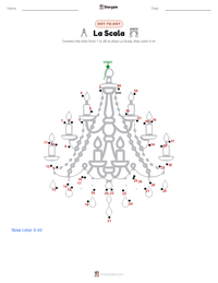 La Scala printable worksheet preview