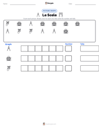 La Scala printable worksheet preview