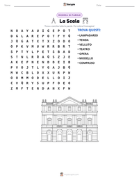 Anteprima della scheda stampabile di La Scala