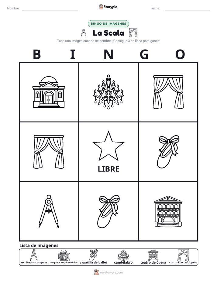 Bingo de Imágenes
