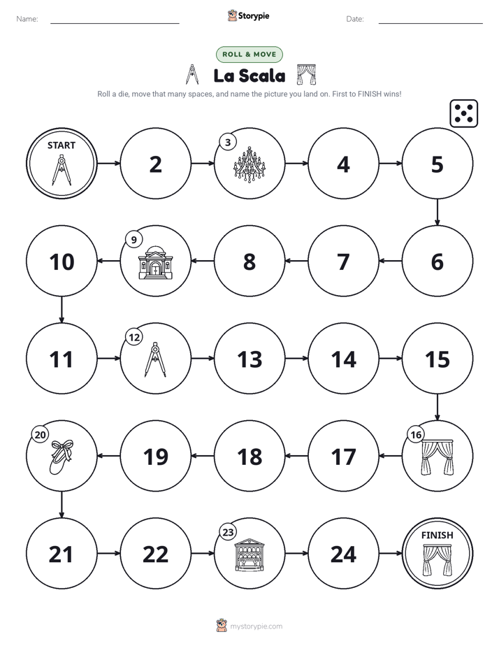 Roll & Move Game