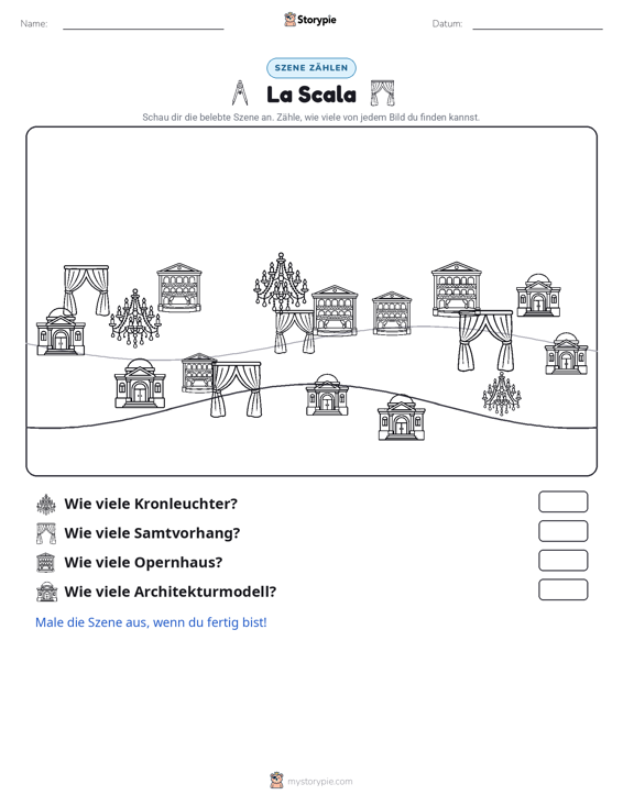 Zähl-Szene
