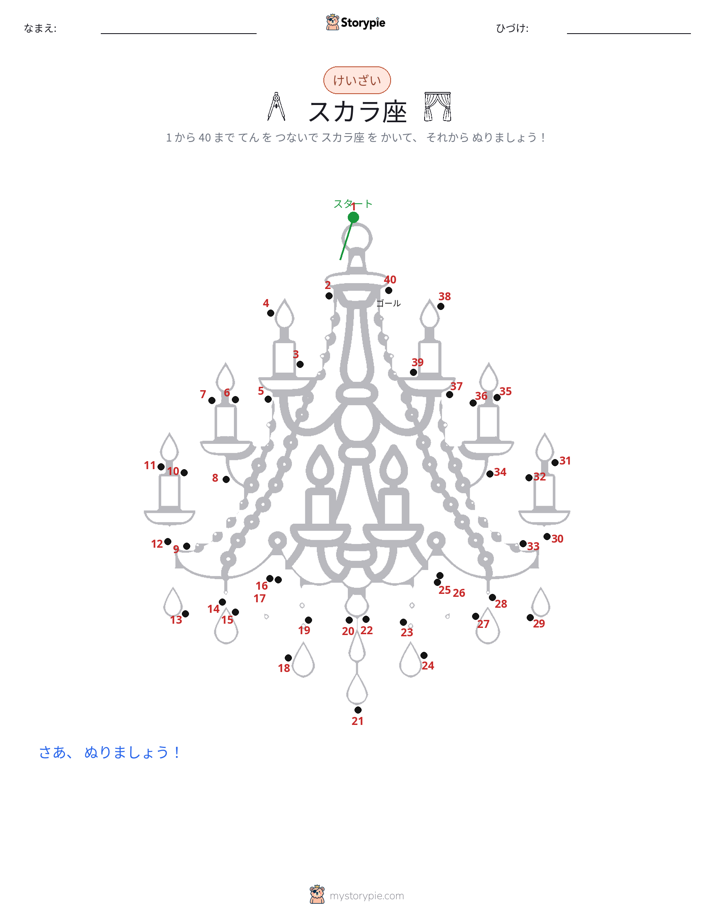 点つなぎ