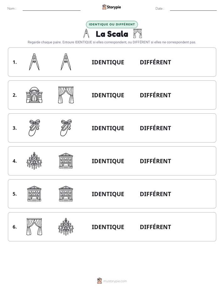 Identique ou Différent