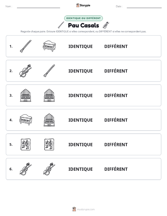 Identique ou Différent