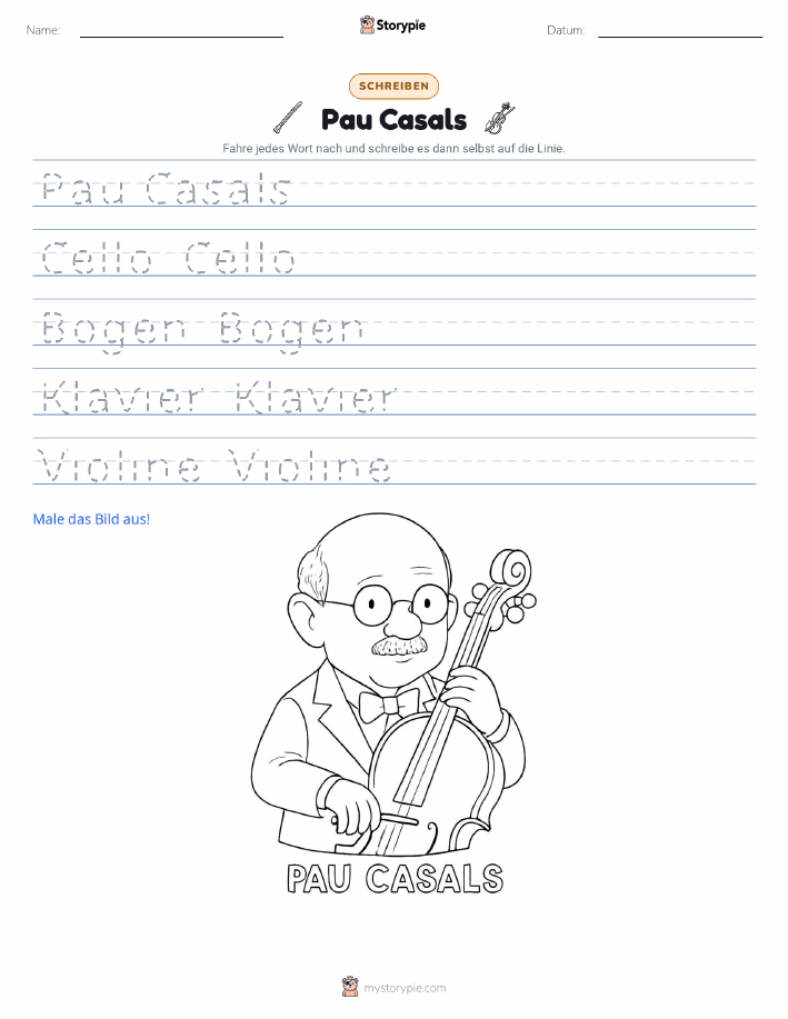 Schreibübung