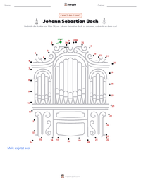 Johann Sebastian Bach druckbare Arbeitsblatt Vorschau