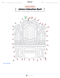 Anteprima della scheda stampabile di Johann Sebastian Bach