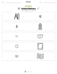 United Nations printable worksheet preview