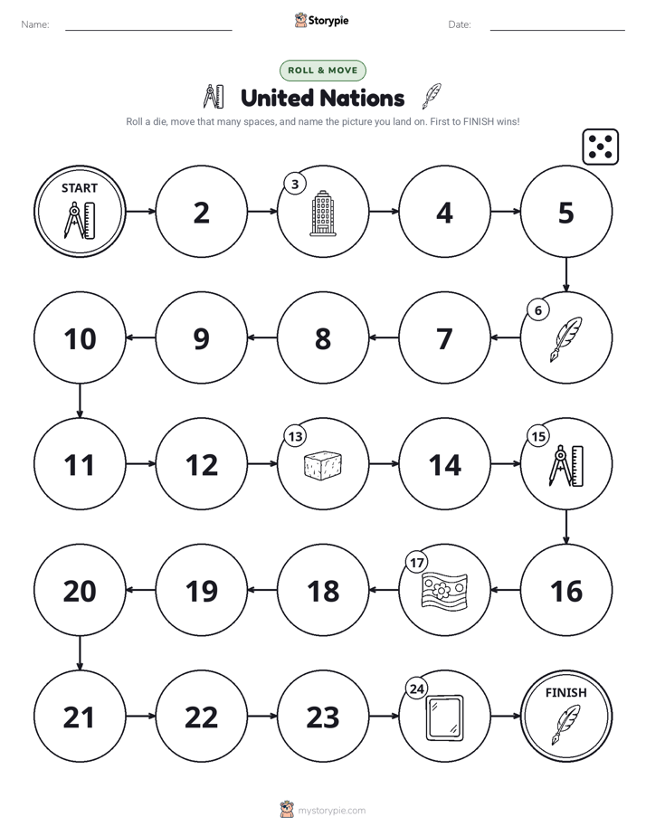 Roll & Move Game