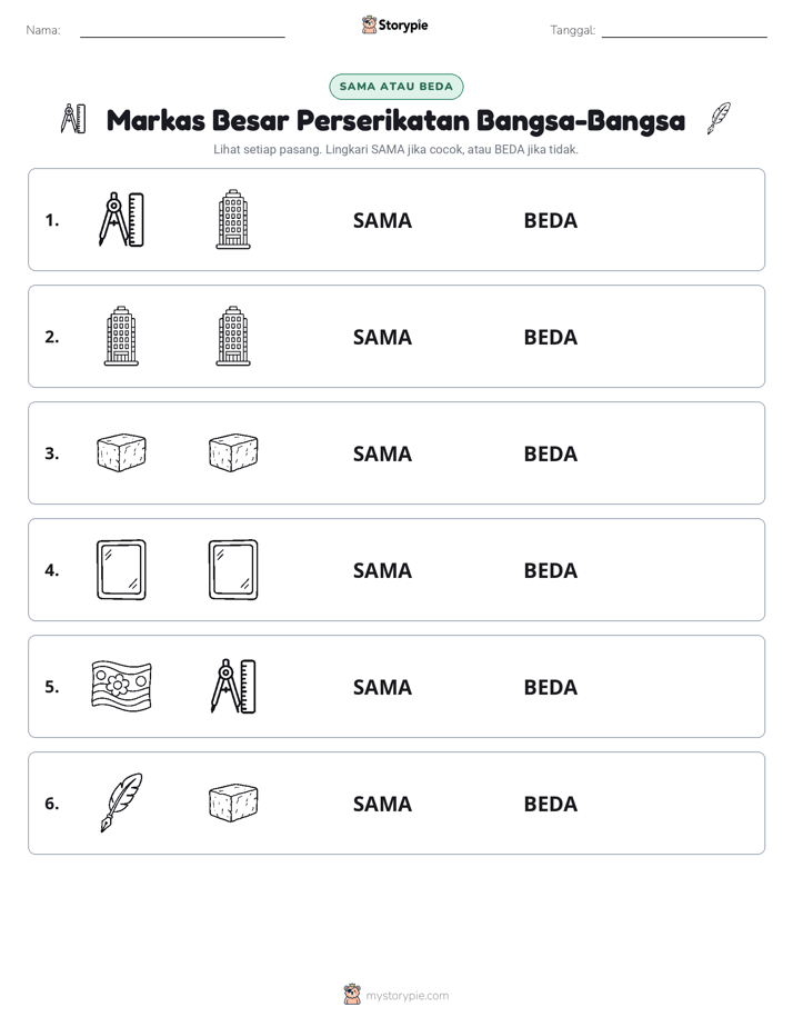 Sama atau Berbeda