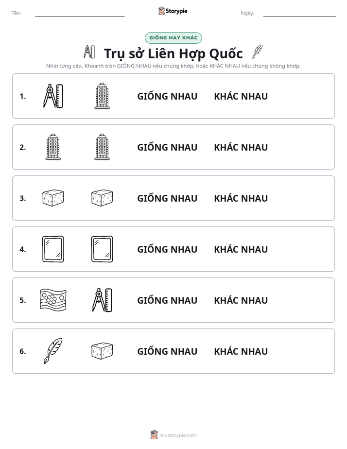 Giống Hay Khác