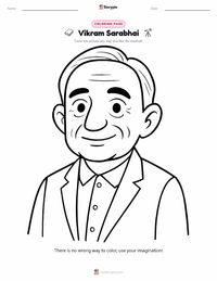 Vikram Sarabhai printable worksheet preview