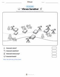Vikram Sarabhai afdrukbare werkblad voorbeeld