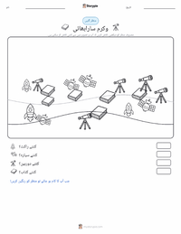 وکرم سارا بھائی پرنٹ کرنے کے قابل ورکشیٹ کا پیش نظارہ