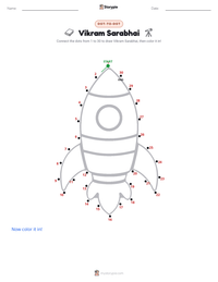 Vikram Sarabhai printable worksheet preview
