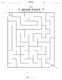 维克拉姆·萨拉巴伊 可打印工作表预览