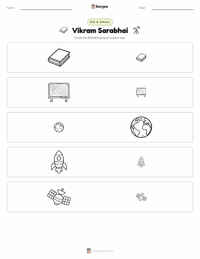 Vikram Sarabhai printable worksheet preview