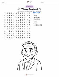 Vikram Sarabhai afdrukbare werkblad voorbeeld