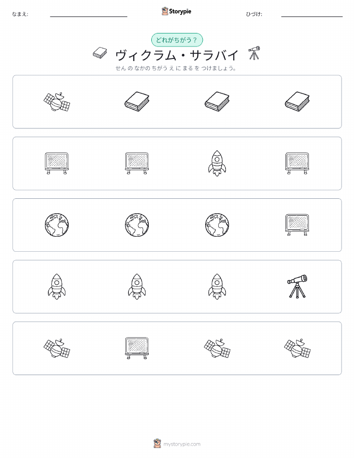異なるものを見つけよう